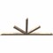 Ekena Millwork Saratoga Smooth Timber Gable Bracket, Douglas Fir, 96"W x 40"H x 3 1/2"D x 3 1/2"F, 10/12 Pitch GBW096X40X0404SAR00SDF - alternate 2